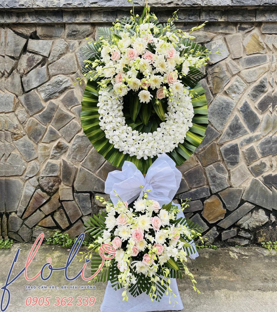 Kệ Hoa Viếng Chia Buồn Lời Cuối KV1670