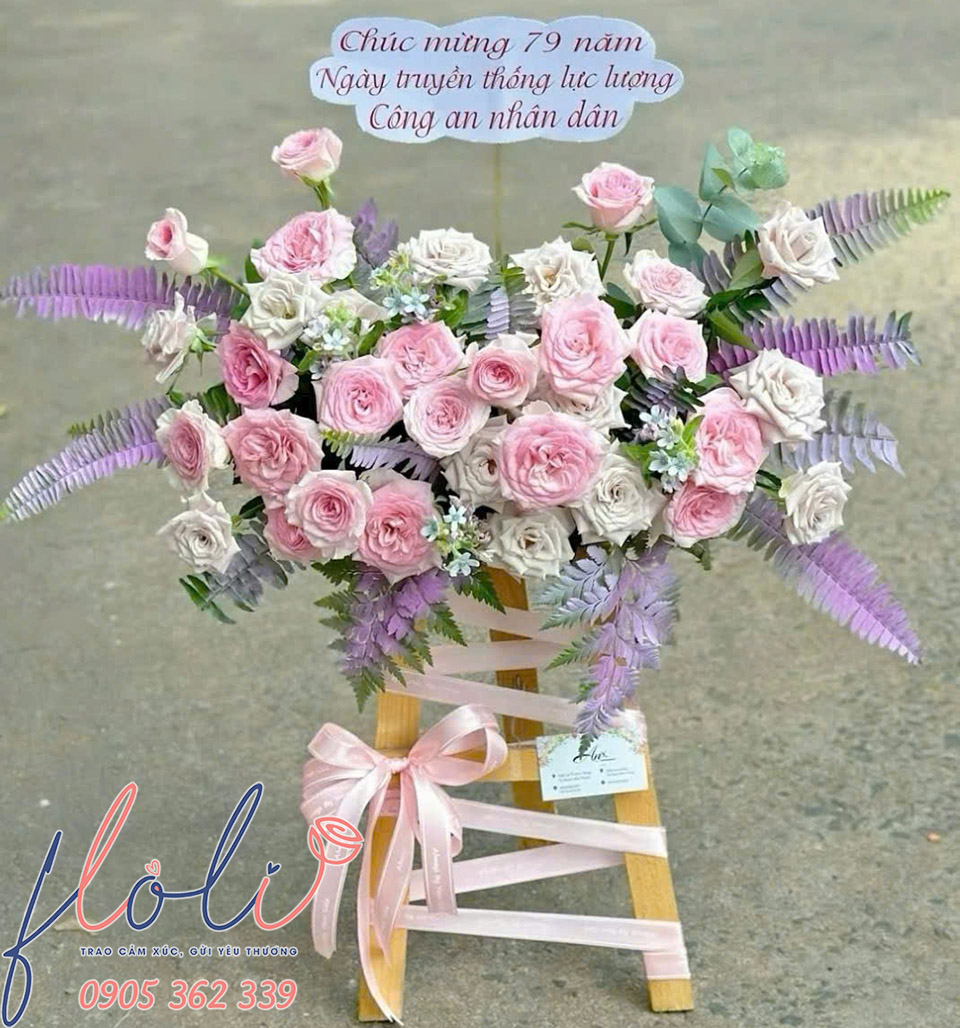 hoa chuc mung ngay cong an nhan dan 1a