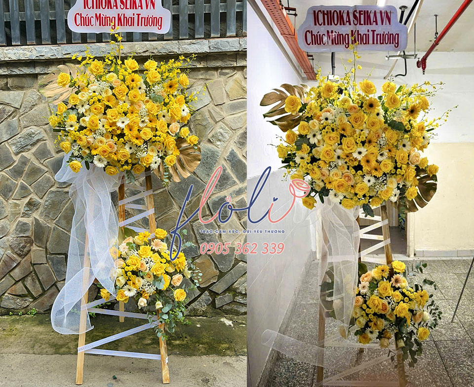 Shop hoa khai trương FLoLi chi nhánh Quận 1