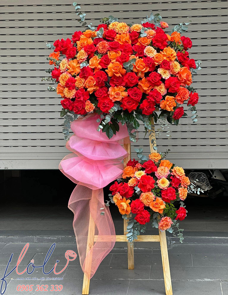 Hoa chúc mừng khai trương quận Bình Thạnh FLoLi 1