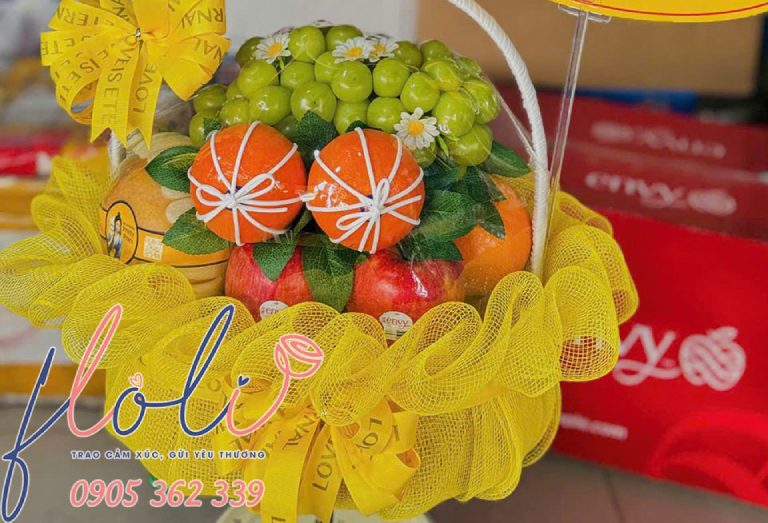 giỏ trái cây quà tặng cho sinh nhật bạn gái