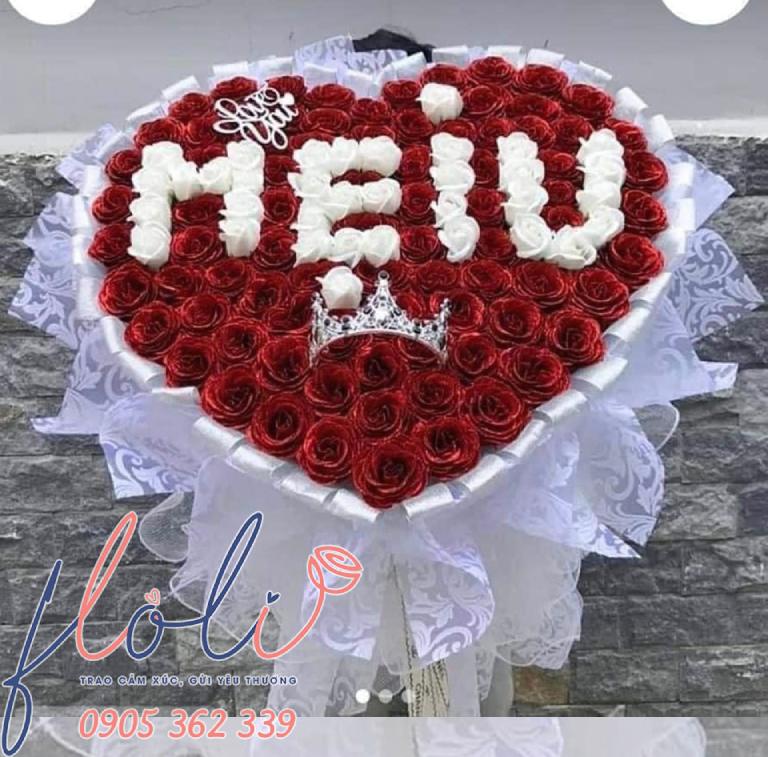 bó hoa sáp quà tặng cho ngày của mẹ