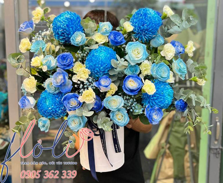 bó hoa tươi tặng sinh nhật sếp nam