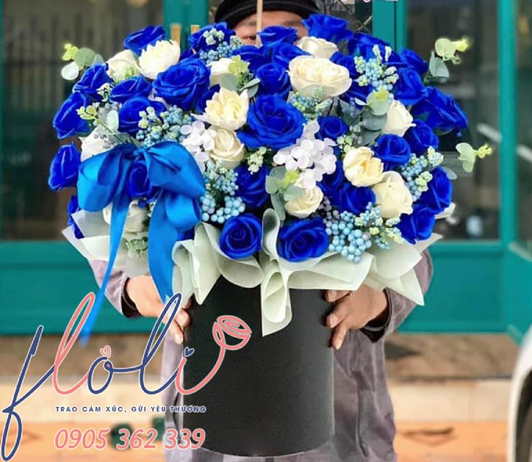 lẵng hoa sáp quà tặng sinh nhật sếp nam