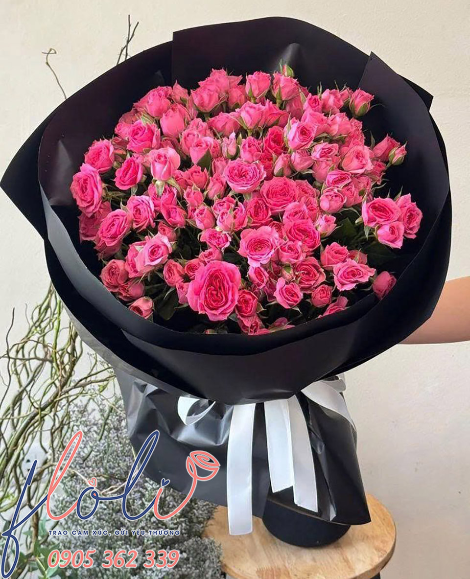 bo hoa hong chum sophia dep 2a