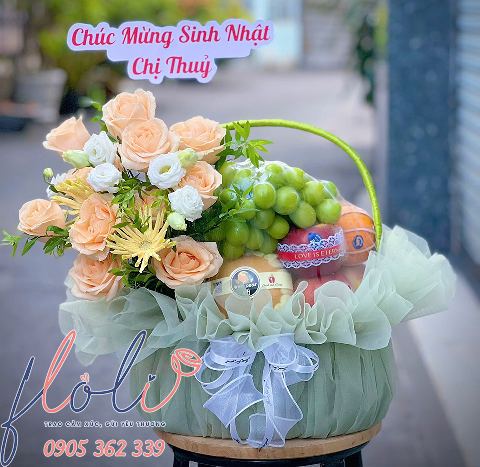  Giỏ trái cây chúc mừng sinh nhật bạn bè, đồng nghiệp