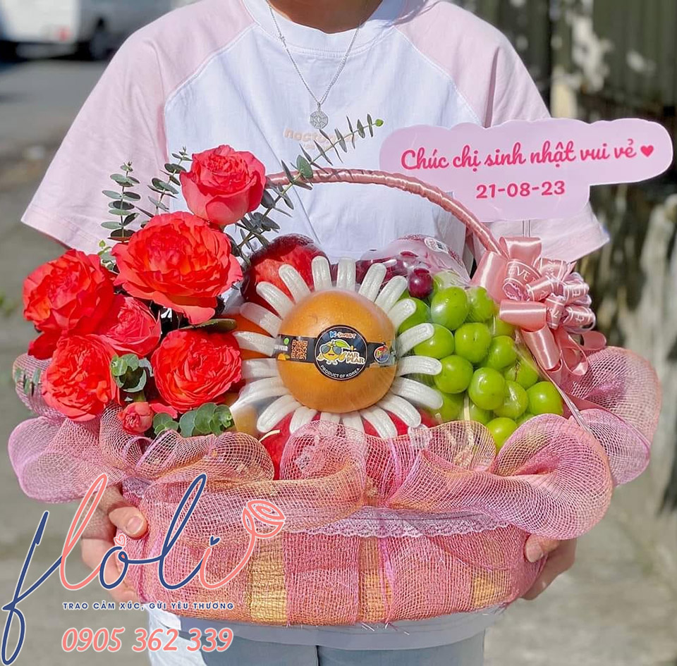 gio trai cay tang sinh nhat chi gai