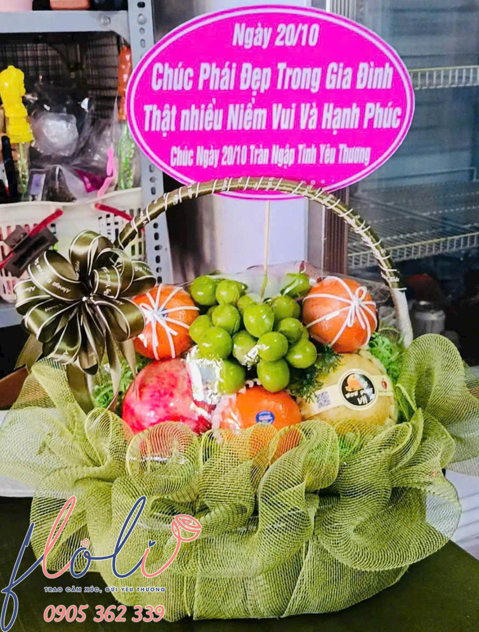 gio trai cay tang ngay phu nu trong cong ty luon xinh dep