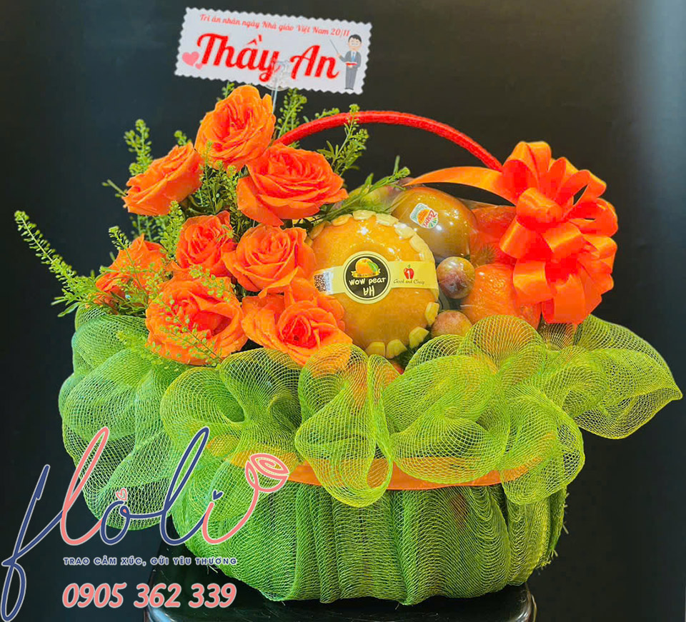 gio trai cay tang thay giao ngay 20-11