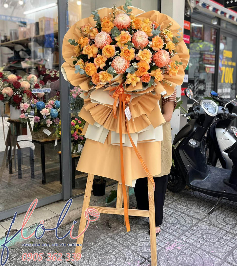 Floli là địa chỉ mua hoa chúc mừng lễ cất nóc đẹp, giá rẻ
