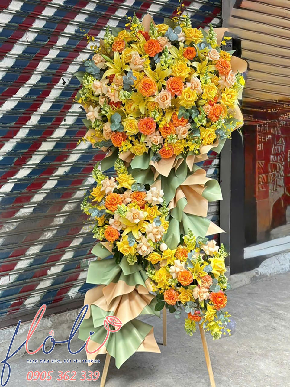 Mẫu Hoa Mừng Lễ Động Thổ, Khởi Công Hợp Phong Thủy