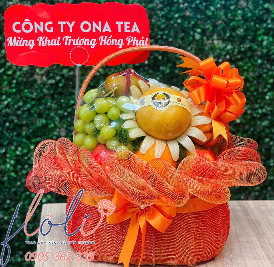 gio trai cay chuc mung khai truong hong phat