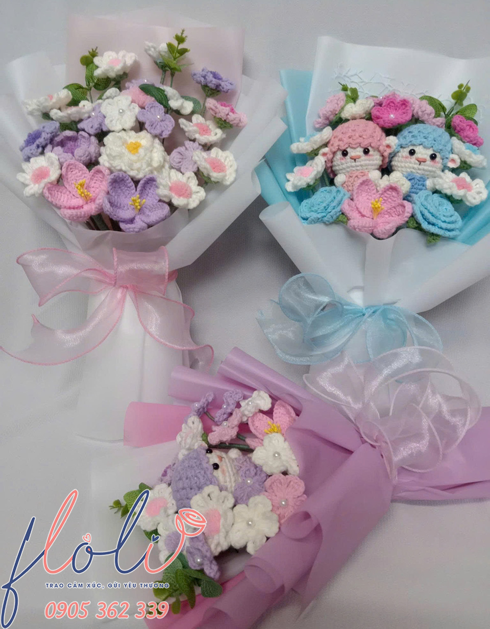 bo hoa len handmade 10