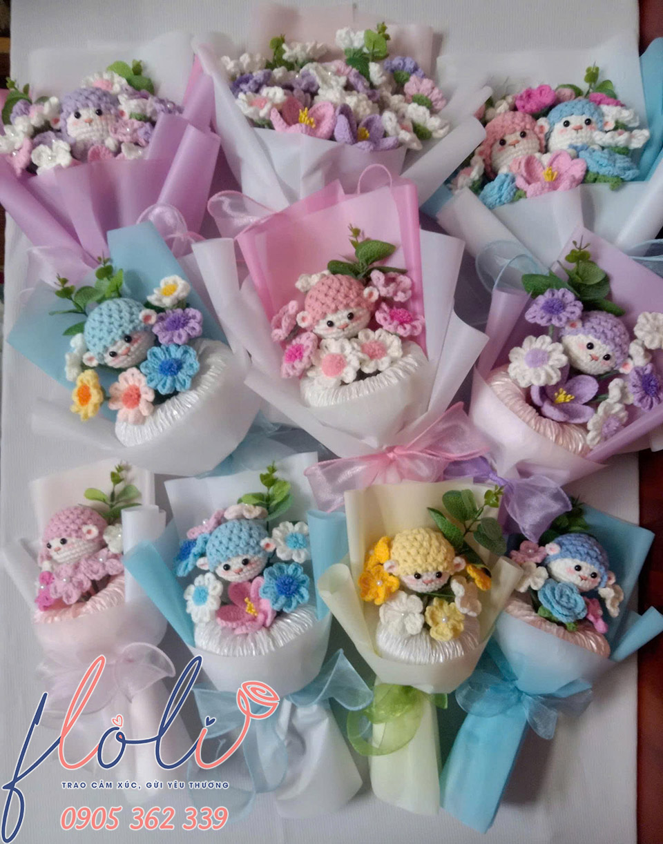 hoa len handmade tang qua sinh nhat