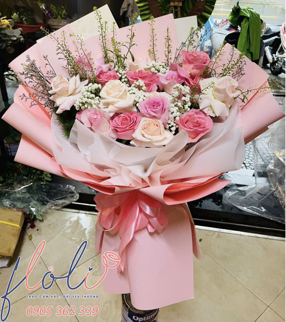 Bó Hoa Kỷ Niệm Khó Phai BH63