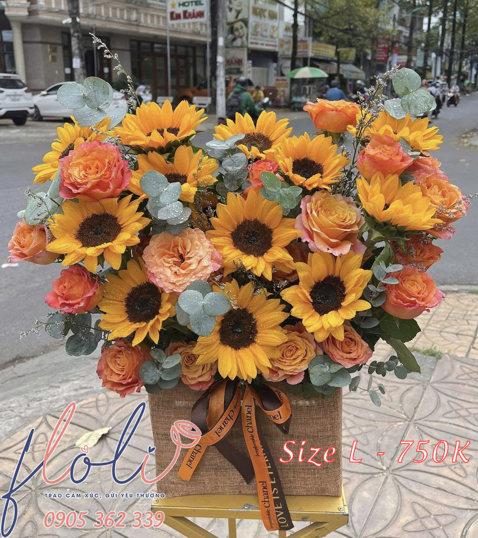 gio hoa tinh yeu mau nang gh660