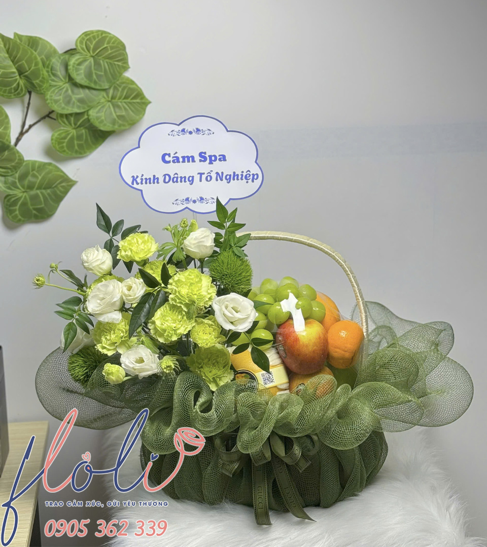 Giỏ Trái Cây Hoa Trái Hương Sắc TC833