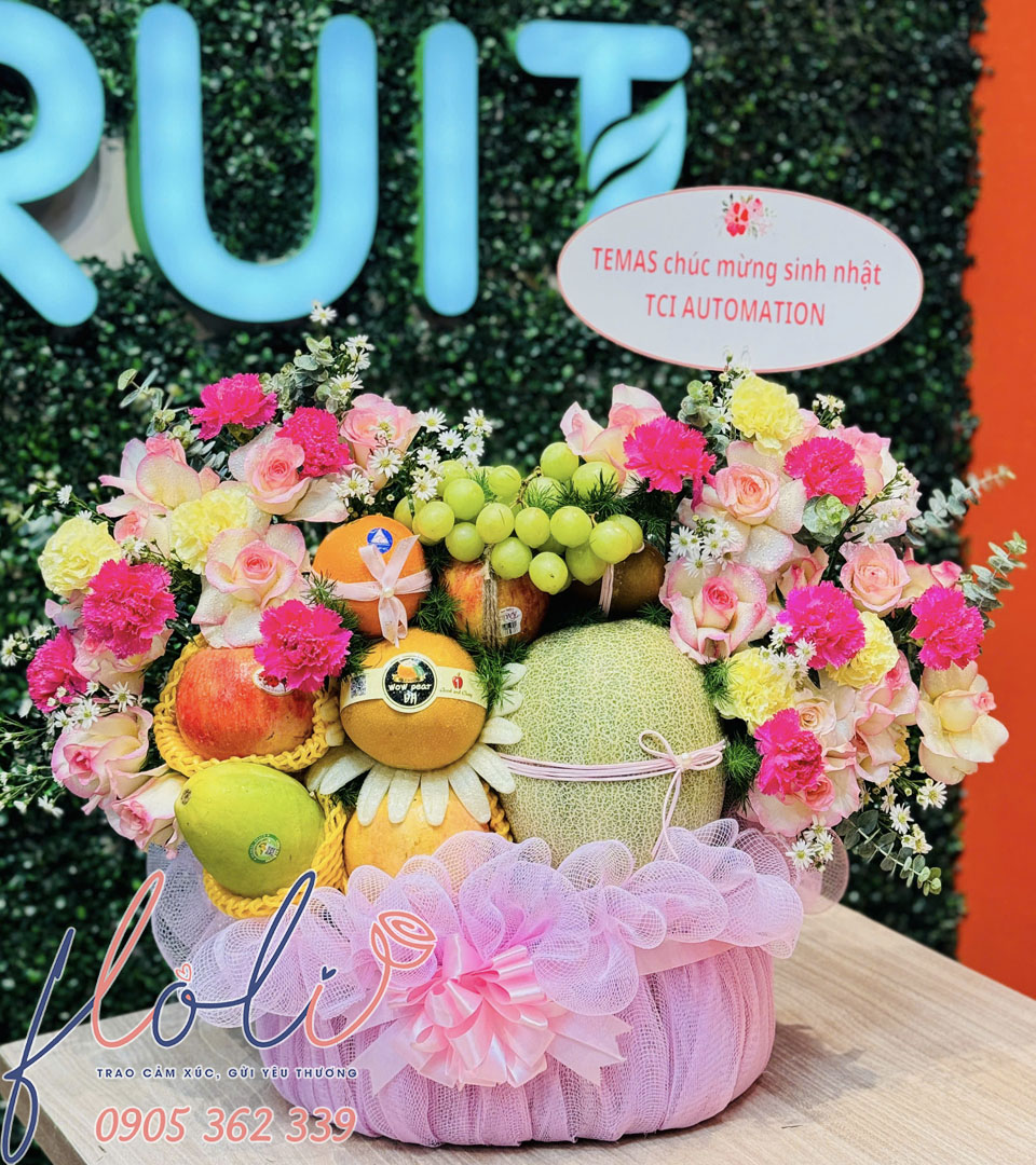 Giỏ Trái Cây Hương Vị Hạnh Phúc TC162