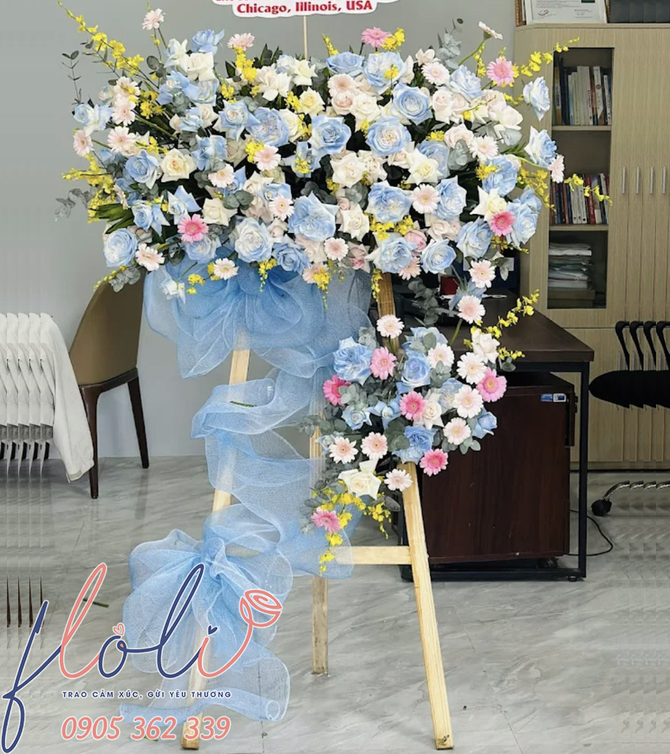 Kệ Hoa Khai Trương Rạng Rỡ Tân Khởi KH23A