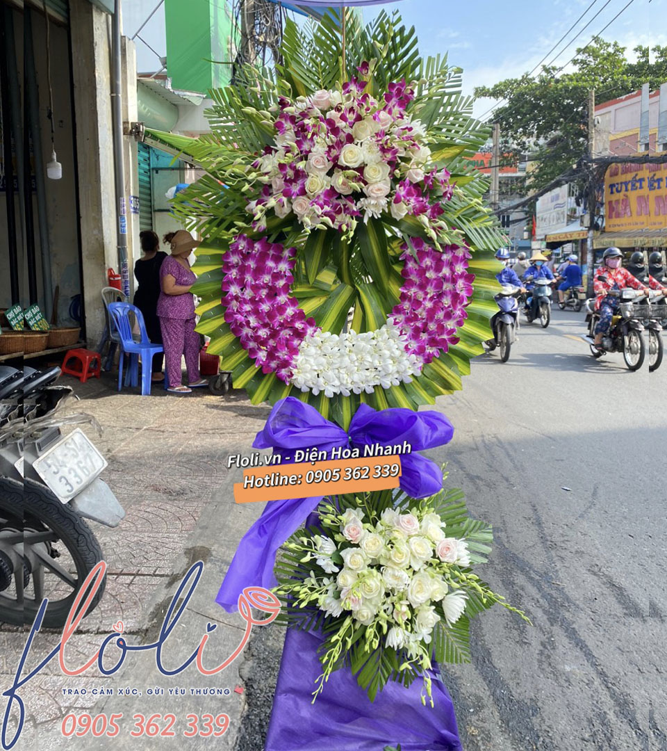 Kệ Hoa Viếng Tưởng Nhớ Vĩnh Hằng KV147